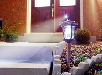 Path Light with Built-In Spotlight