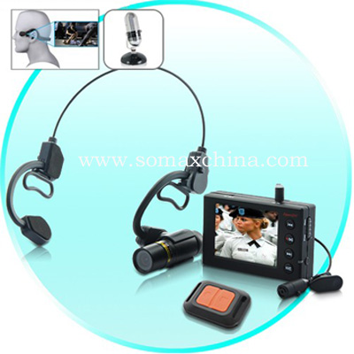 Head Mounted Sports Action Camera with 2.5 Inch LCD Screen