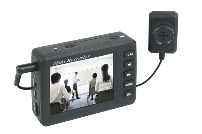 Motion Activated DVR w/Button Camera Time Stamp/Remote