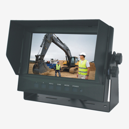 2 Camera Input 7-inch Color Waterproof Monitor