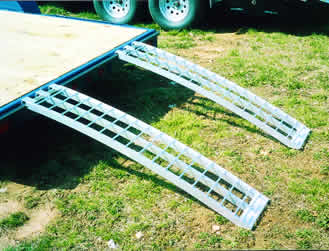5 Foot Arched Aluminum Ramp - 2 Piece Set