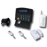 Wireless 24 Zones GSM Home Alarm System With LCD Color Display