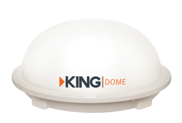 King Dome Satellite Antenna - White