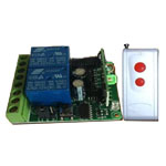 Two-Way Output Wireless Control Switch with 1 Remote Controller