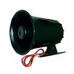 Wired Black Color Outdoor and Indoor Sound Horn