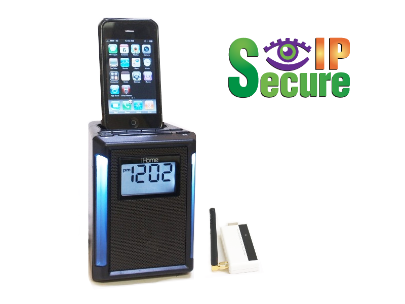 SecureIP Digital Wireless Covert Cube Clock Radio