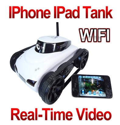 Wifi Tank with Camera Remote Control by Iphone / Ipad