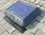 Solar-Powered Attic Fan 15W - Flat Base