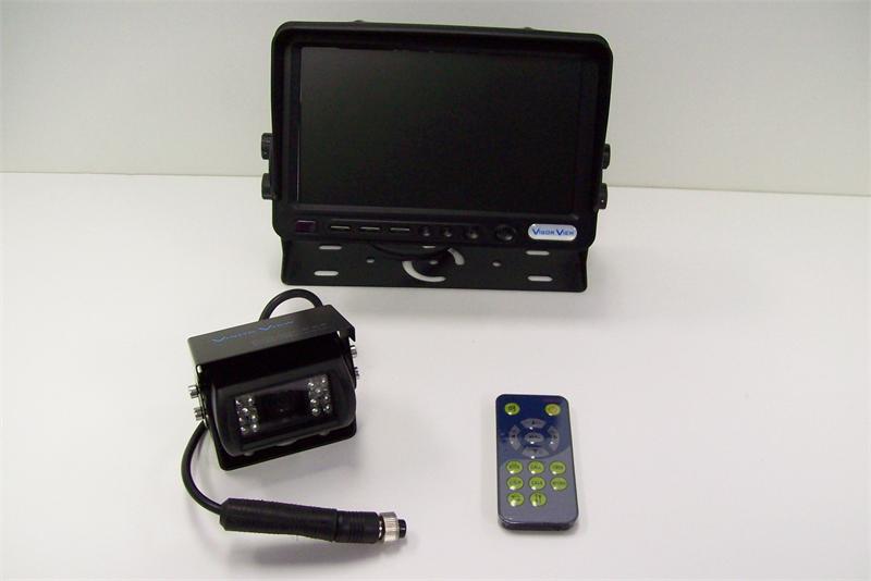 Visor View Truck View U-Stand 7" TFT LCD Color Monitor and CCD C