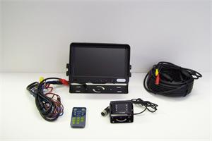 Dash View IR 7" TFT LCD Color Monitor and CCD Camera System