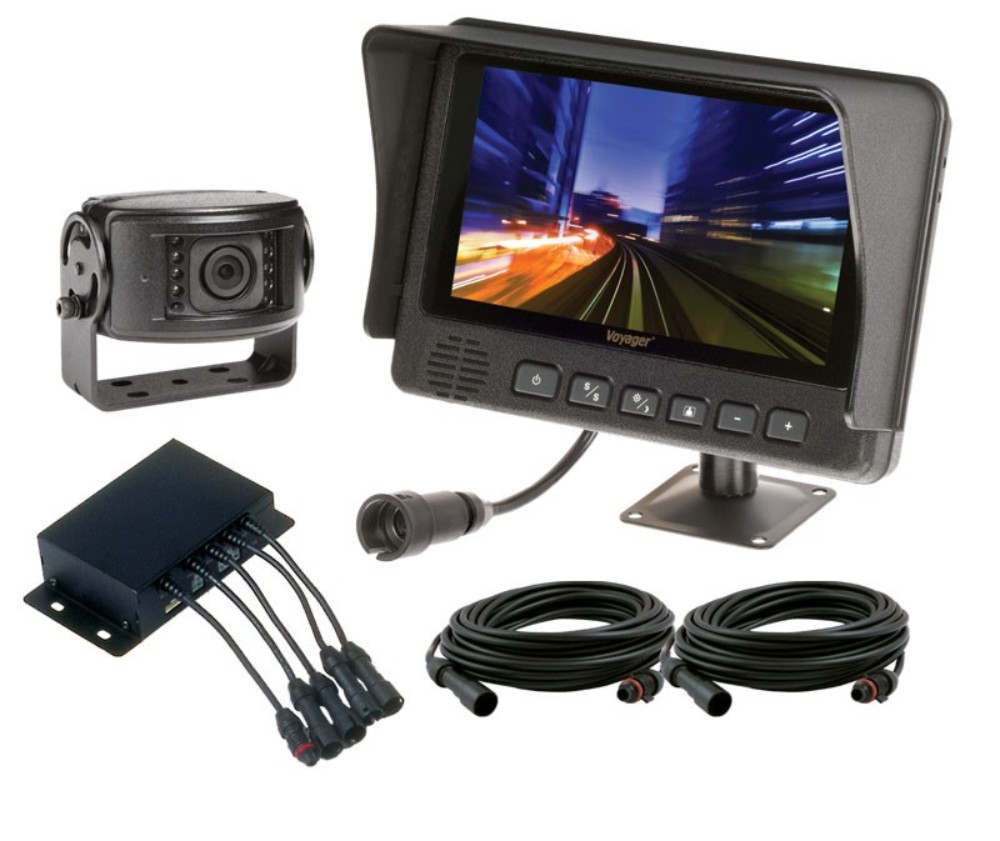 HD 7 inch Waterproof LCD Monitor Single Camera System