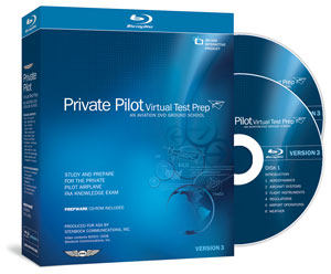 Virtual Test Prep for Private Pilot (Blu-Ray Disk)