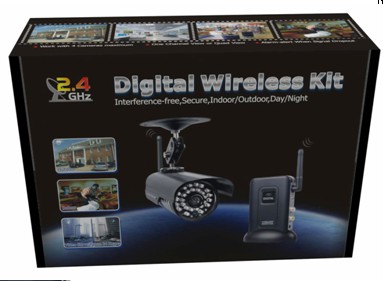 Quad-View Digital Wireless CCTV Camera