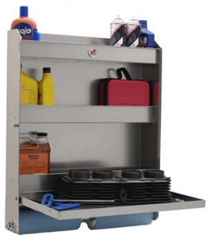 Storage Cabinet w/ Folding Tray