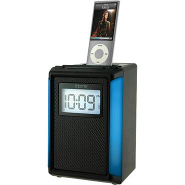 NEW! SecureShot Cube Style Ihome Clock Radio