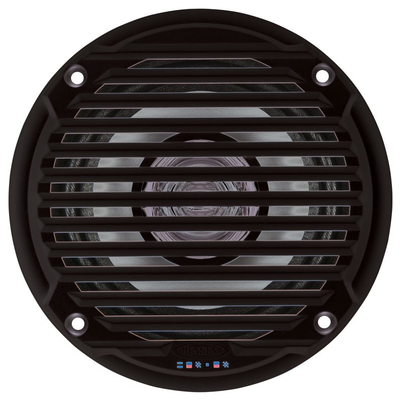 Jensen 5.25 inch Black Dual Cone Waterproof Speaker