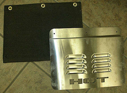 Heat Shield (Stainless Steel & Fabric)