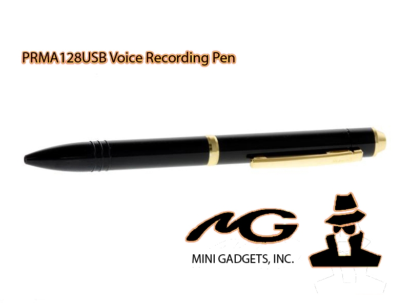 Digital Voice Recording Pen in Gold